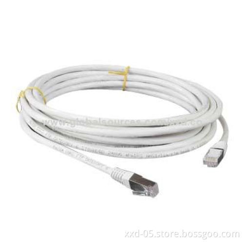 1/2/3/5m Solid/Stranded Copper FTP Cat6 Molded Boot Network Patch Cord Cable, PE Insulation